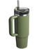 Image #2 - Stanley Quencher H2.0 Flowstate™ 30oz Tumbler, Olive, hi-res