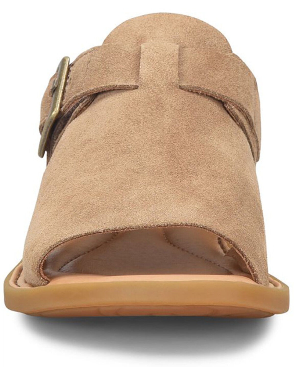 Image #4 - Born Women's Ivey Suede Sandals, Taupe, hi-res