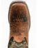 Image #6 - Smoky Mountain Boys' Jesse Bison Leather Print Boot - Square Toe, Brown, hi-res