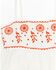 Image #2 - Yura Girls' Maxi Embroidered Western Dress, White, hi-res