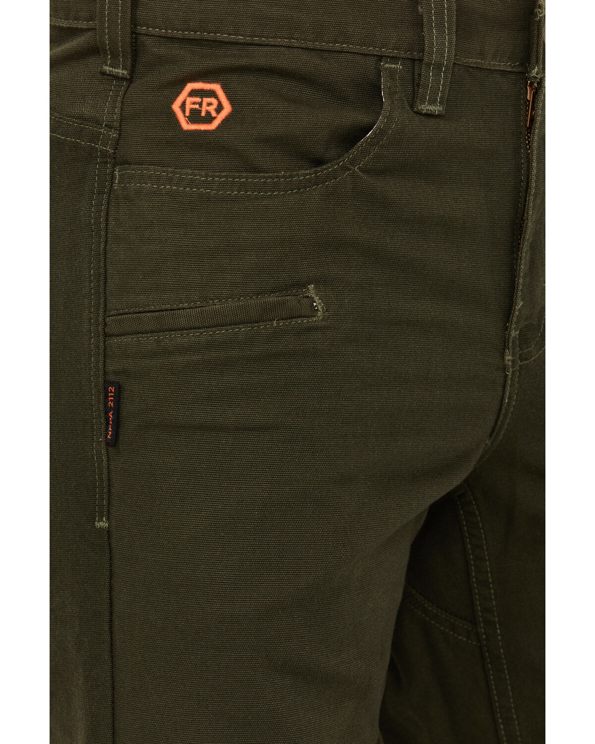 Image #2 - Hawx Men's FR Canvas Pants, Forest Green, hi-res