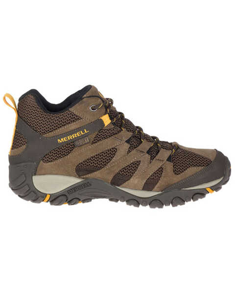Image #2 - Merrell Men's Alverstone Waterproof Hiking Boots - Soft Toe, Dark Brown, hi-res