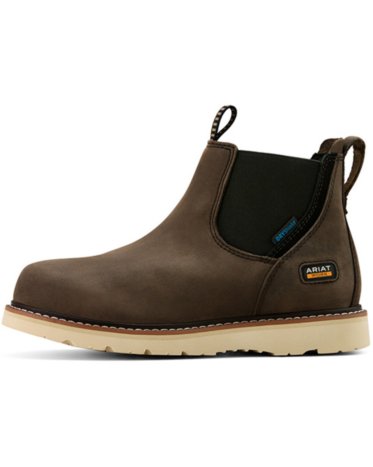 Image #2 - Ariat Women's Rebar Wedge Chelsea Waterproof Work Boots - Soft Toe, Grey, hi-res