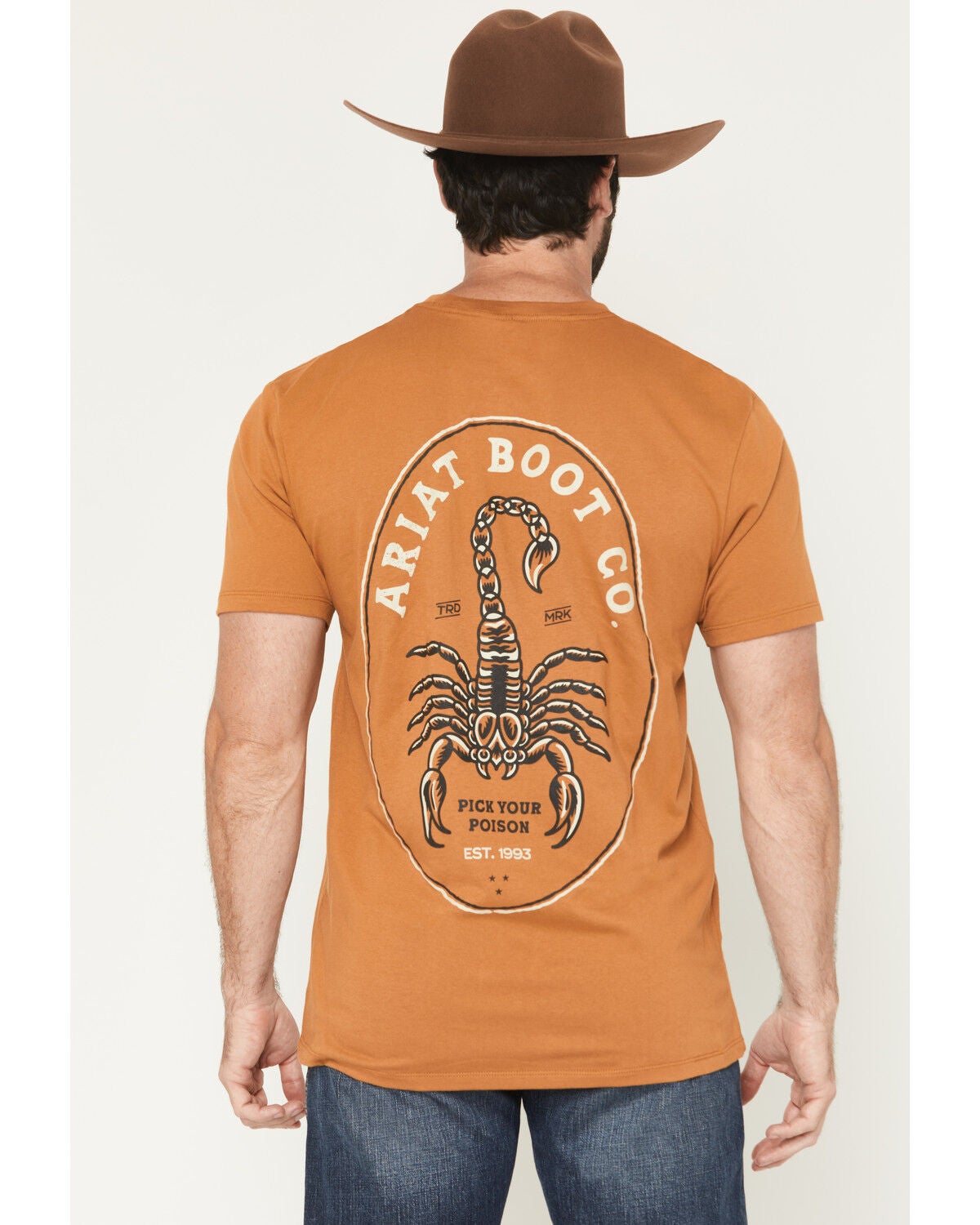 Product Name: Ariat Men's Scorpion Seal Short Sleeve Graphic T-Shirt
