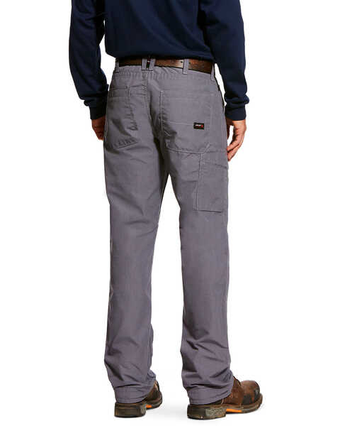 Ariat Men's FR M4 Duralight Ripstop Work Pants , Grey, hi-res
