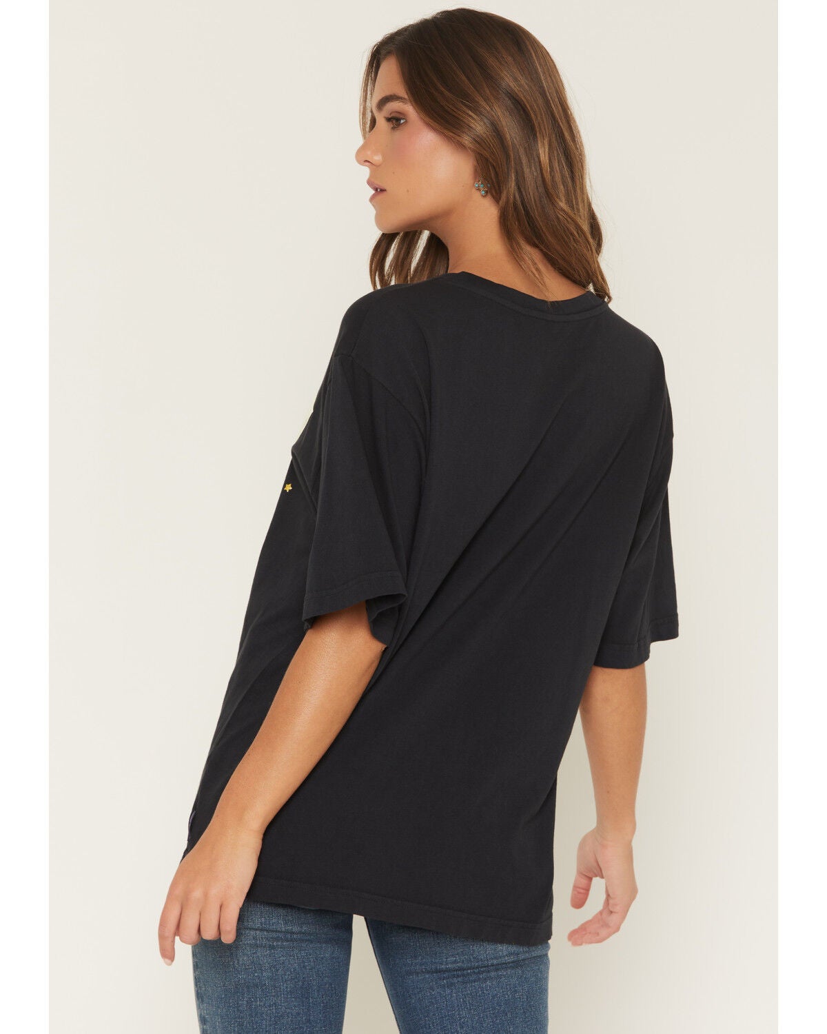 Image #4 - Miller Women's Delta Blue Guitar Short Sleeve Graphic Tee, Black, hi-res