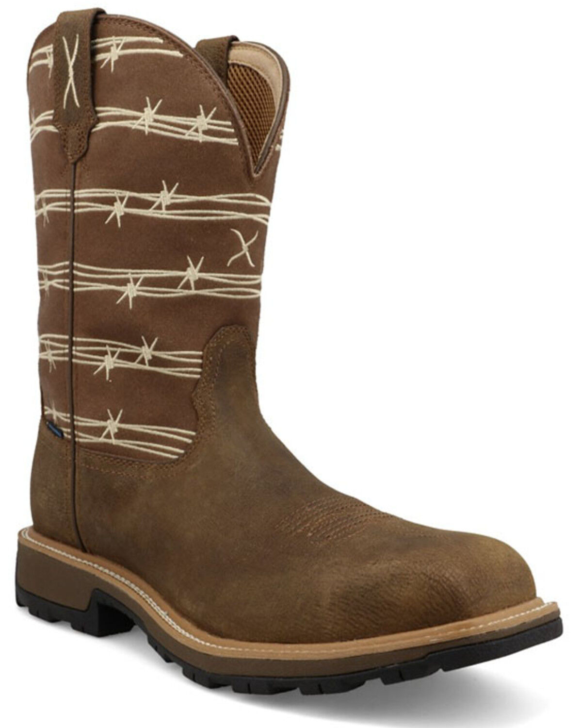 Image #1 - Twisted X Men's 11" UltraLite X™ Work Boots - Composite Toe, Brown, hi-res