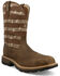 Image #1 - Twisted X Men's 11" UltraLite X™ Work Boots - Composite Toe, Brown, hi-res