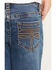 Image #4 - Rock & Roll Denim Girls' Medium Wash Trouser Stretch Denim Jeans, Medium Wash, hi-res