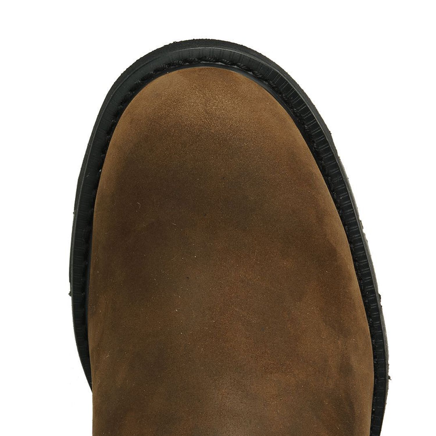 Image #11 - Wolverine Men's Nubuck Wellington Pull On Work Boots - Soft Toe, Brown, hi-res