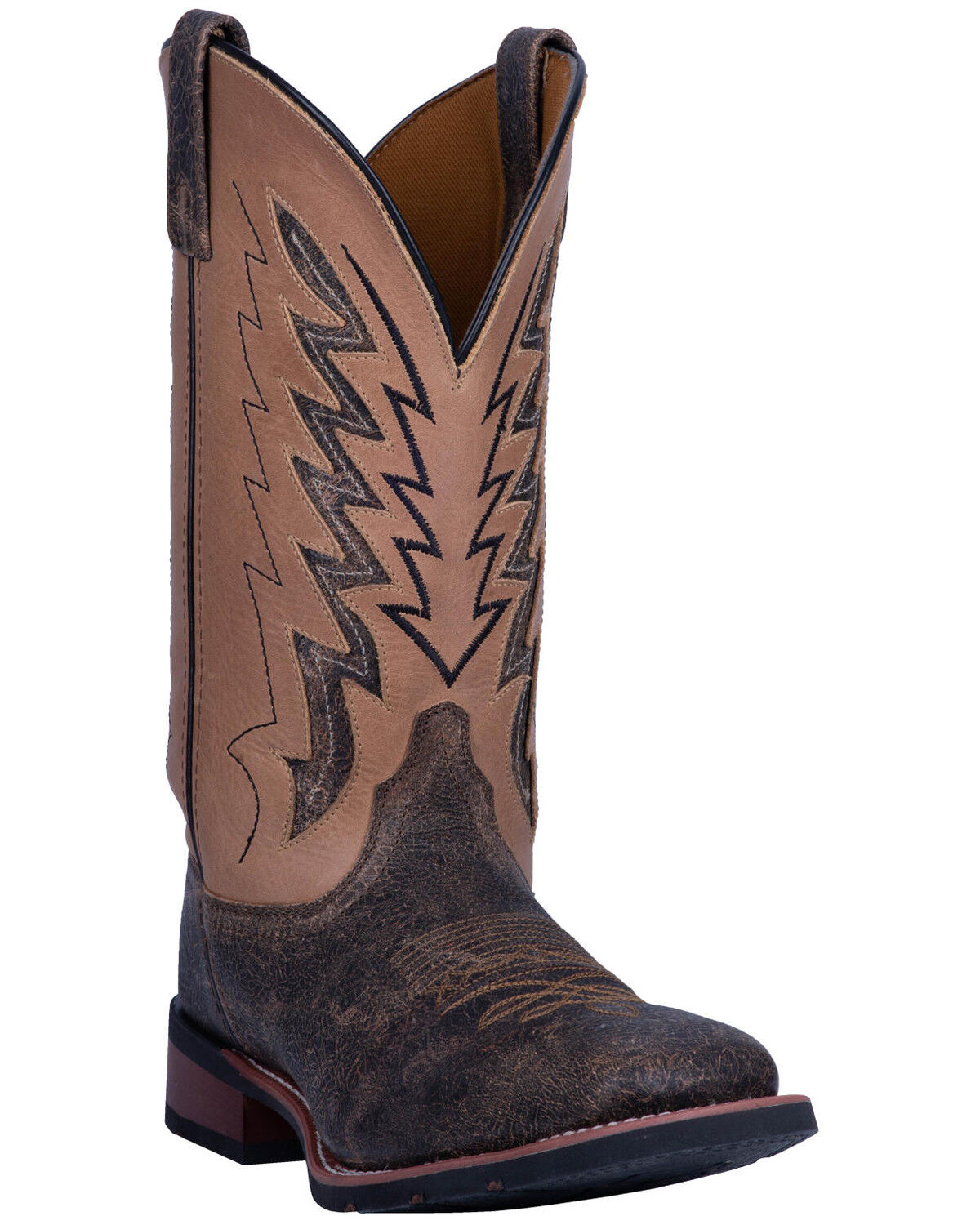 Dalton Western Boots - Wide Square Toe 