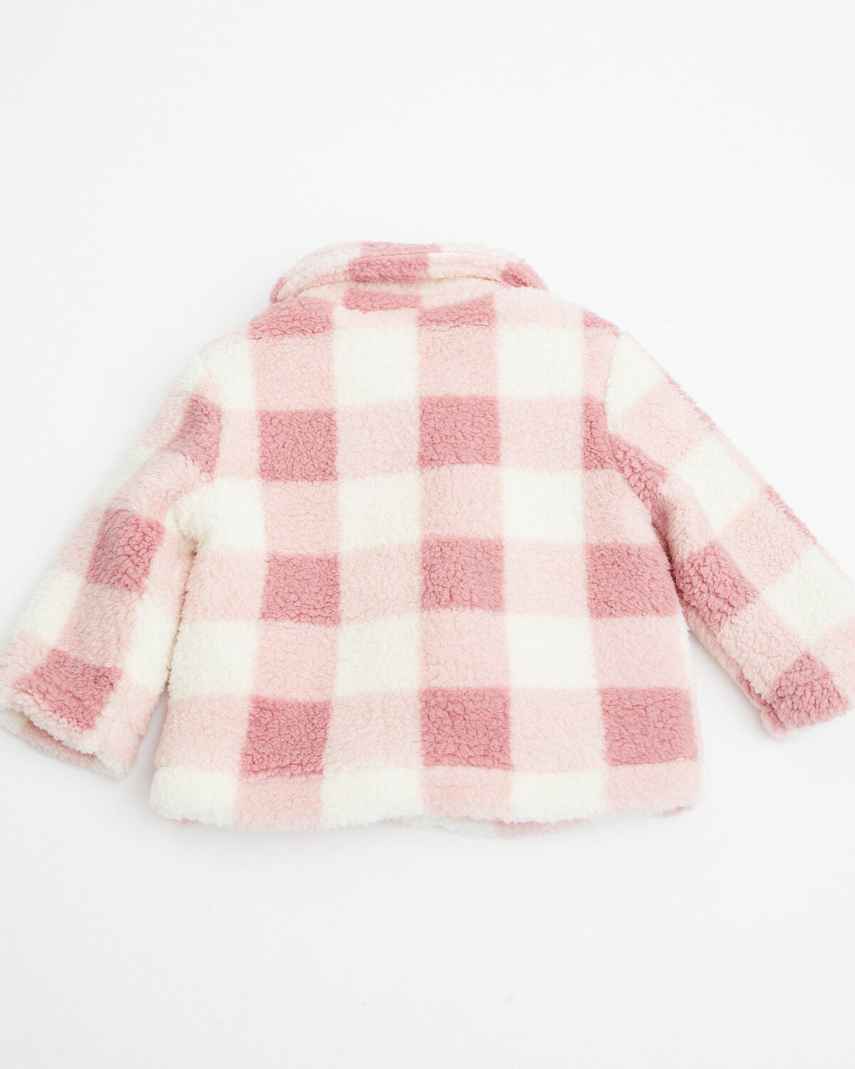 Image #3 - Becca Toddler Girls' Plaid Print Sherpa Jacket, Multi, hi-res
