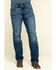 Image #2 - Ariat Men's M7 Rocker Summit Dark Wash Stackable Slim Straight Stretch Denim Jeans, Indigo, hi-res
