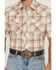Image #3 - Wrangler Retro Men's Plaid Print Short Sleeve Snap Western Shirt, Lt Brown, hi-res
