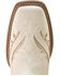 Image #4 - Ariat Women's Round Up Bliss Inlay Western Boots - Broad Square Toe, White, hi-res