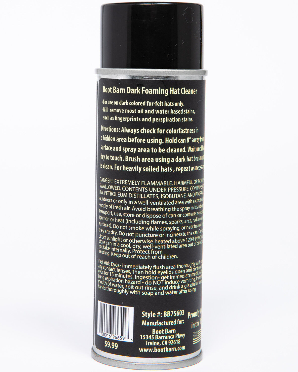 Image #2 - Boot Barn® Dark Foaming Fur Felt Hat Cleaner, No Color, hi-res