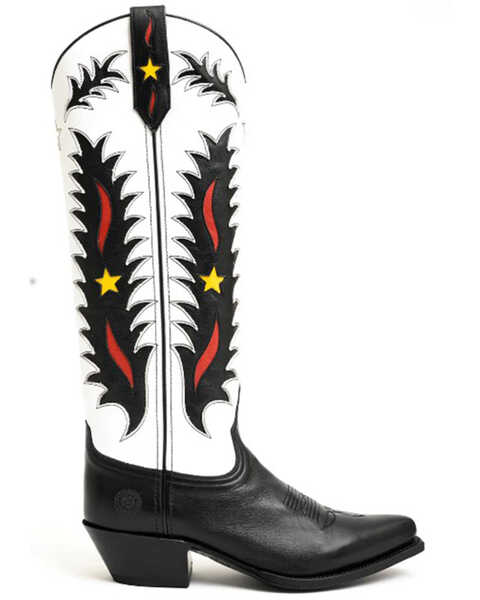 Image #1 - Ranch Road Boots Women's Scarlett Feather Western Boots - Snip Toe, Black, hi-res