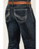 Image #4 - Cinch Men's Grant Dark Wash Relaxed Bootcut Performance Stretch Jeans, Dark Wash, hi-res