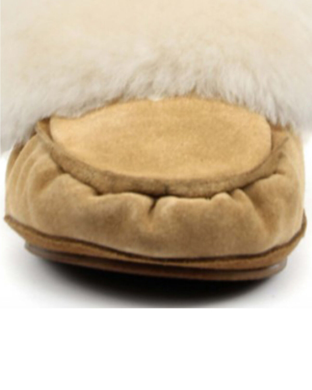 Image #4 - Superlamb Women's Navajo Tan Slip-On Casual Fleece Moccasin, , hi-res