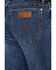 Image #4 - Wrangler Retro Men's Lusitano Medium Wash Slim Straight Stretch Premium Green Jeans, Medium Wash, hi-res