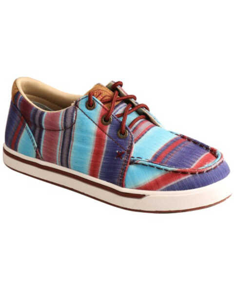 Hooey by Twisted X Kids' Serape Print Lace-Up Casual Lopers, Multi, hi-res