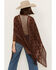 Image #4 - Shyanne Women's Chevron Tassel Chenille Shawl, Medium Brown, hi-res