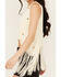 Image #3 - Blue B Women's Star Crochet Fringe Vest, Taupe, hi-res