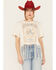 Goodie Two Sleeves Women's Aerosmith Fringe Graphic Tee, White, hi-res