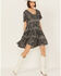 Image #1 - Bila Women's Toluca Short Sleeve Mini Dress, Navy, hi-res