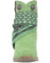 Image #4 - Dingo Women's Suede Bandida Western Booties - Round Toe, Moss Green, hi-res