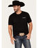 Image #1 - Kimes Ranch Men's Boot Barn Exclusive Drawn Horizon Short Sleeve T-Shirt, Black, hi-res