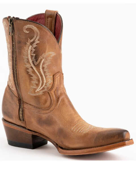 Image #1 - Ferrini Women's Molly Western Boots - Snip Toe , Brown, hi-res