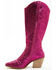 Image #3 - Matisse Women's Boot Barn Exclusive Nashville Embellished Tall Western Boots - Pointed Toe, Pink, hi-res
