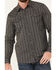 Image #3 - Moonshine Spirit Men's Concrete Cowboy Striped Print Long Sleeve Snap Western Shirt, Black, hi-res