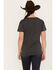 Image #4 - Ariat Women's Rainbow Logo Short Sleeve Graphic Tee, Charcoal, hi-res