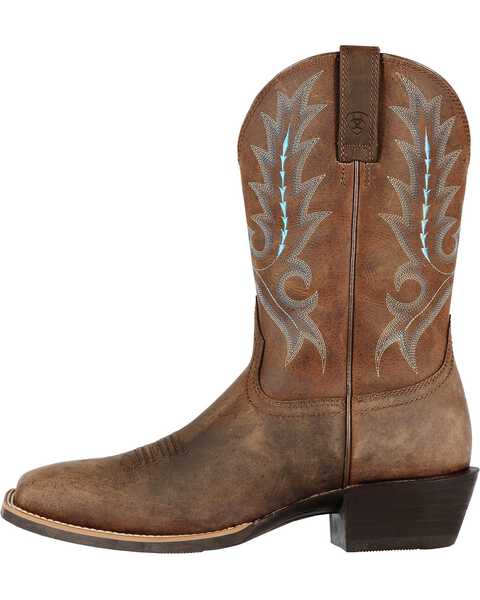 Ariat Sport Outfitter Cowboy Boots - Square Toe, Distressed, hi-res