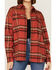 Image #2 - Cleo + Wolf Women's Cozy Spring Flannel, Brick Red, hi-res