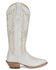 Image #2 - Justin Women's Evelyn Tall Western Boots - Snip Toe, Ivory, hi-res