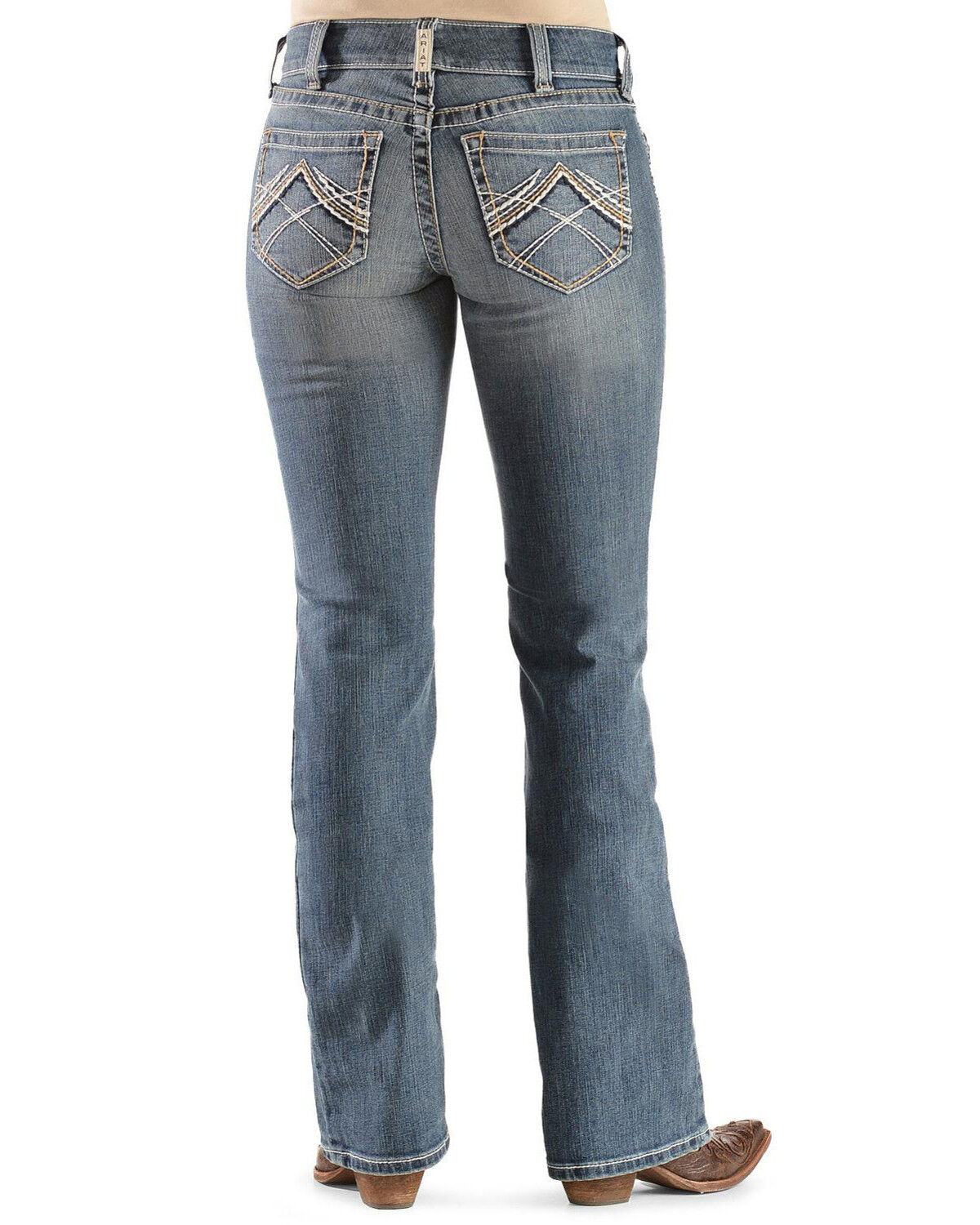 Image #2 - Ariat Women's Rainstorm Riding Jeans, Denim, hi-res