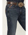 Image #2 - Ariat Men's M7 Keystone Handley Medium Wash Slim Straight Rigid Denim Jeans, Medium Wash, hi-res