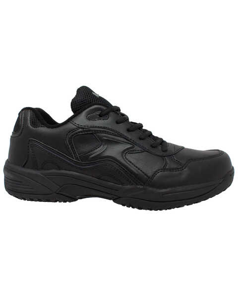 Image #2 - Ad Tec Men's Athletic Uniform Work Shoes - Round Toe, Black, hi-res