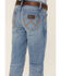 Image #4 - Wrangler Retro Boys' Applewood Medium Wash Slim Straight Stretch Denim Jeans, Medium Wash, hi-res