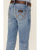 Image #4 - Wrangler Retro Boys' Applewood Medium Wash Slim Straight Stretch Denim Jeans , Medium Wash, hi-res