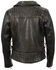Image #2 - Milwaukee Leather Women's Lightweight Lace To Lace Motorcycle Leather Jacket - 3X, Black, hi-res