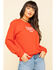 Image #5 - Levi’s Women's Logo Relaxed Crewneck Sweatshirt, Red, hi-res