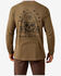 Image #1 - Ariat Men's Cotton Strong &trade; Hardhead Long Sleeve Graphic Work T-Shirt, Green, hi-res