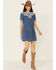 Wrangler Women's Punchy Dress, Blue, hi-res