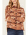 Image #2 - Rock & Roll Denim Women's Southwestern Print Button-Down Shacket, Camel, hi-res