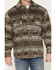 Image #3 - Outback Trading Co Men's Hudson Southwestern Print Snap Shirt Jacket, Taupe, hi-res