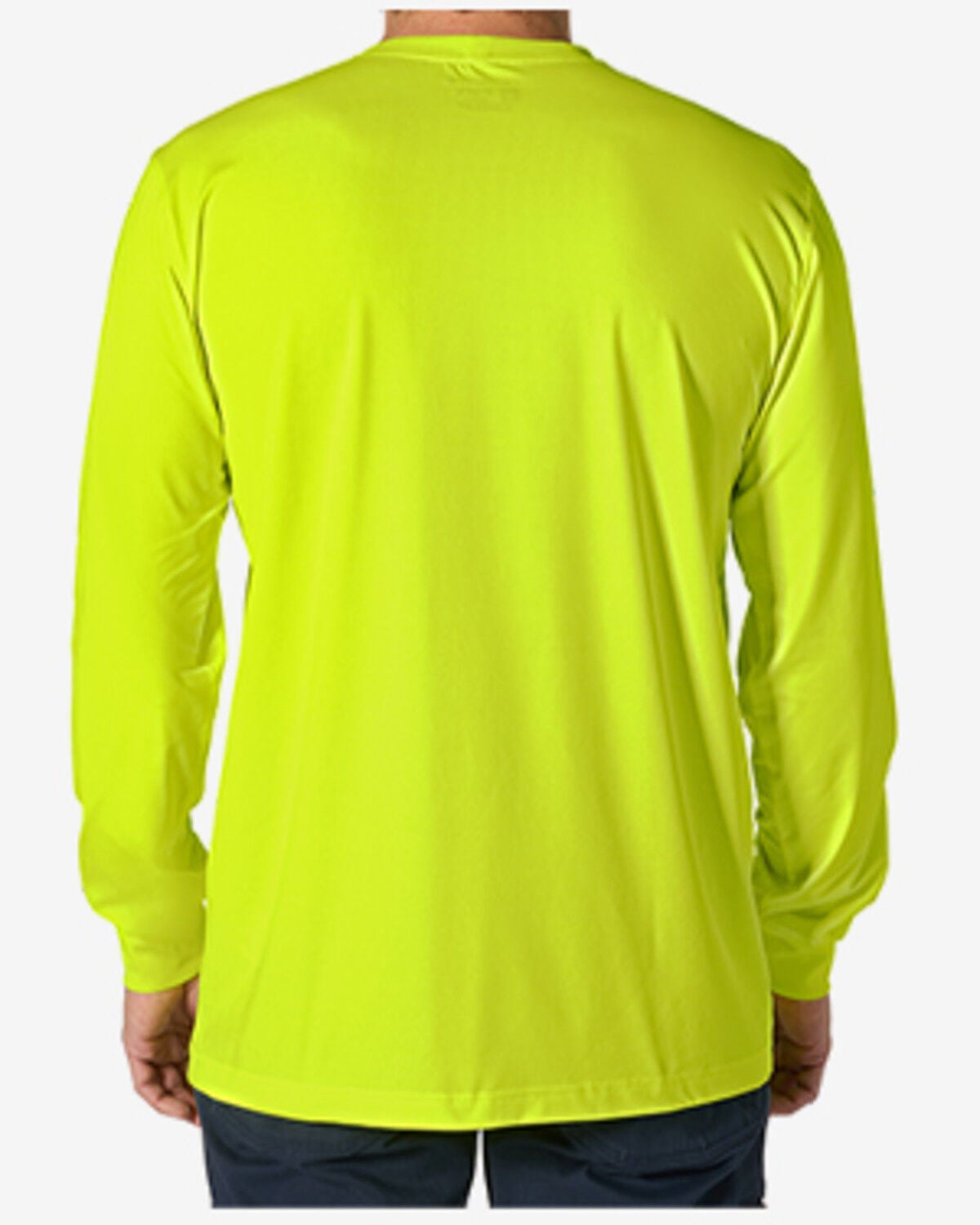Image #2 - Carhartt Men's Force&reg; Relaxed Hi-Vis Long Sleeve Work T-Shirt, Bright Yellow, hi-res